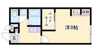 江井ケ島駅 徒歩4分 1階の物件間取画像